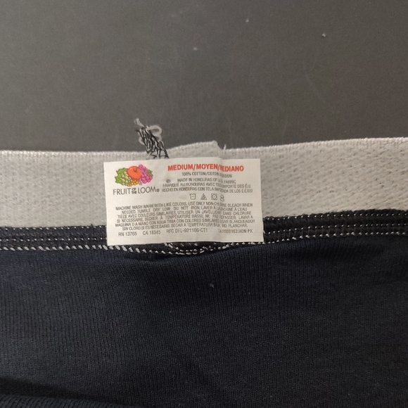 Bundle Men's Vintage Boxer Briefs - Hanes/FTL White, Black, Red. 4 Pices. - Picture 7 of 10